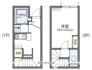 レオネクスト駒ヶ林【102号室】の間取り