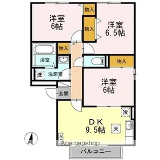 ソシア【1階】の間取り