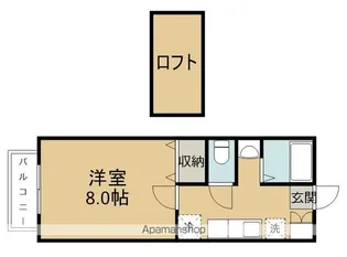 サゥーヂビバⅡ【1階】の間取り