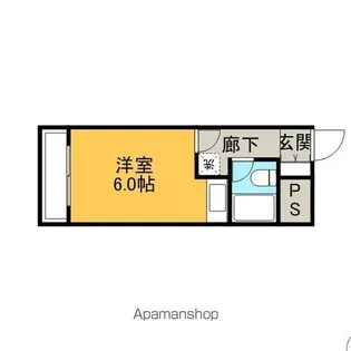 ケントコート藤沢善行【1階】の間取り