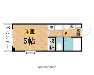 UNIVナガサワ【101号室】の間取り