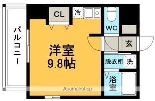 オネスト吉塚【405号室】の間取り