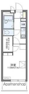 レオパレスマローネ【1階】の間取り