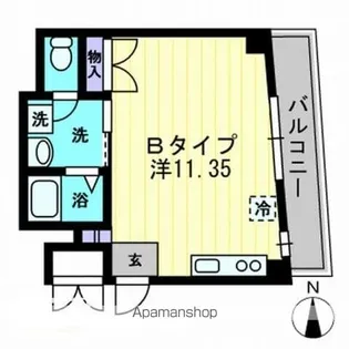 亀井町KOHARUBI Ⅱ【B302号室】の間取り