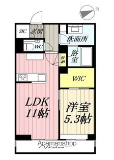 ルピナスⅠ【3階】の間取り