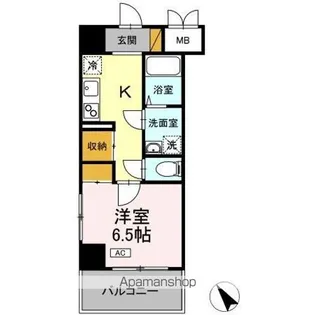 ベルフルール弐番館 住居【1階】の間取り