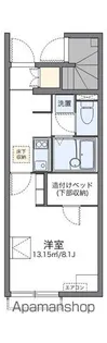 レオネクストSNOWDROP【107号室】の間取り