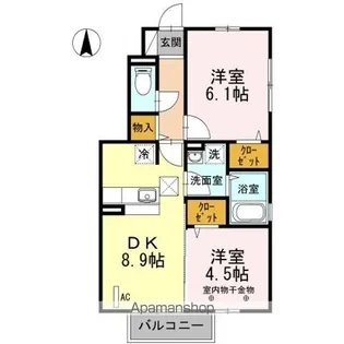 IXSIR五輪石【1階】の間取り