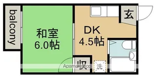 フォーブル弥生【2階】の間取り