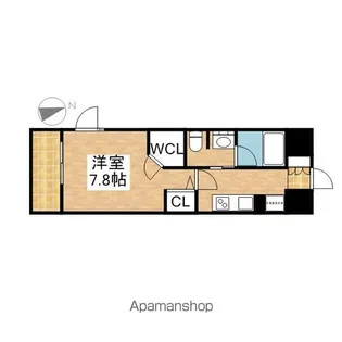 フレールコート東別院【2階】の間取り