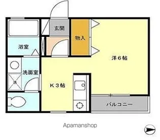 フルール【2階】の間取り