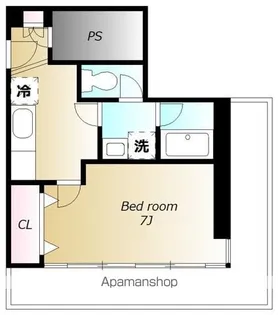 スクエア日本橋【6階】の間取り