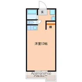 サンケイマンション第9ビル【402号室】の間取り