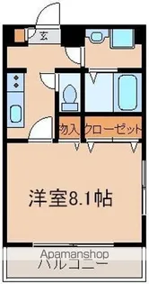 サンジェルマン東中神【1階】の間取り
