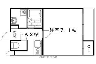 UZUMASA ARCUS【203号室】の間取り