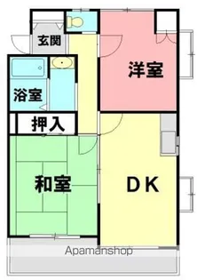 ハイツカーペンター【2階】の間取り