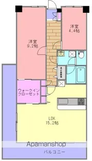 リバーシティ中里【801号室】の間取り