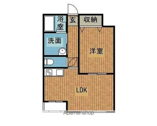 パラスプラザ96【103号室】の間取り