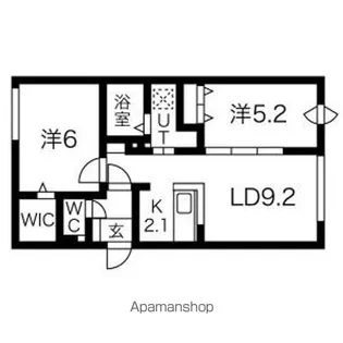 CASA CRES 【1階】の間取り