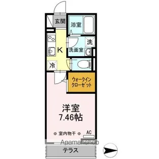 アネシス【1階】の間取り