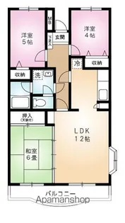 アーク河辺【5階】の間取り