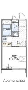 レオパレスロフテージミドリ【1階】の間取り