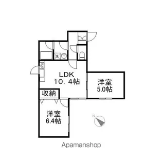 ΑNEXT札幌第15【4階】の間取り