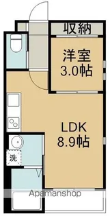 LEXT五十人町【3階】の間取り