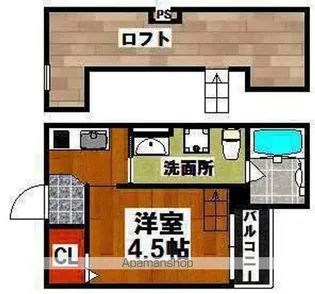 SECRETARIAT【2階】の間取り