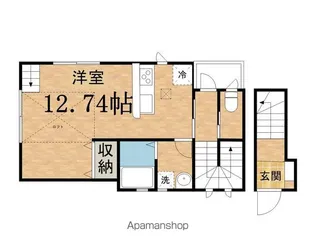 ナチュールメゾン1【202号室】の間取り