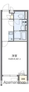 クレイノパティオ南宮【102号室】の間取り
