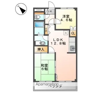 カナール【1階】の間取り