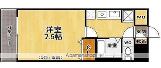 パティオス平尾【3階】の間取り