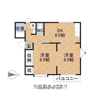 カーサ21【B22号室】の間取り