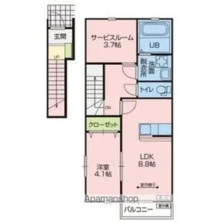 NOVA ERA【2階】の間取り