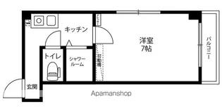GARBO【406号室】の間取り