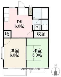 エルディムマキノⅠ【2階】の間取り
