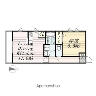 LA CASA MIA【2階】の間取り