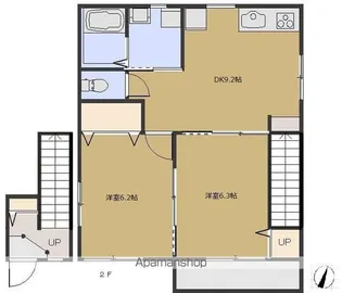 マイシティ白岡【201号室号室】の間取り