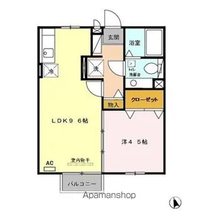 ジュネス・鳥栖【2階】の間取り