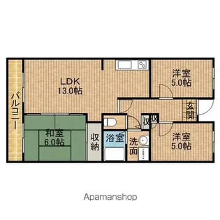 ベルⅡ【1階】の間取り
