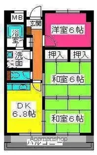 レスピーザ53【7階】の間取り