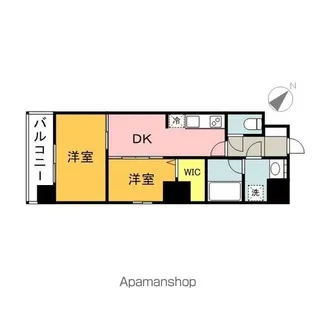 1LDKの間取り画像