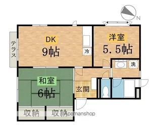 カサベルデ【1階】の間取り
