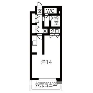 ヴェール香流通り【4階】の間取り