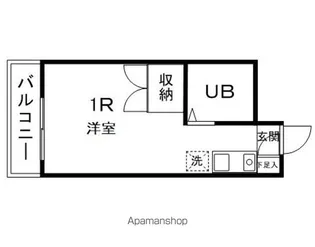 ベルシティ泉水【309号室】の間取り