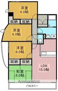 アルカディアⅢ【5階】の間取り