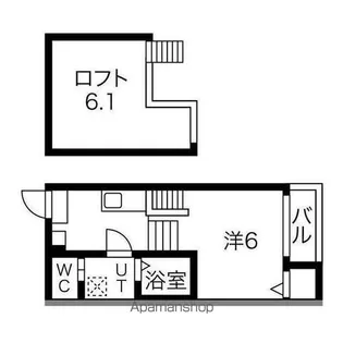 1Kの間取り画像
