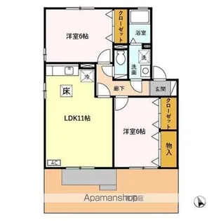 マウルール ABC【1階】の間取り