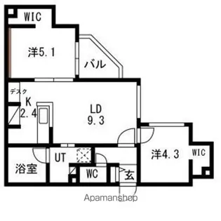 Terrace Sakura【4階】の間取り